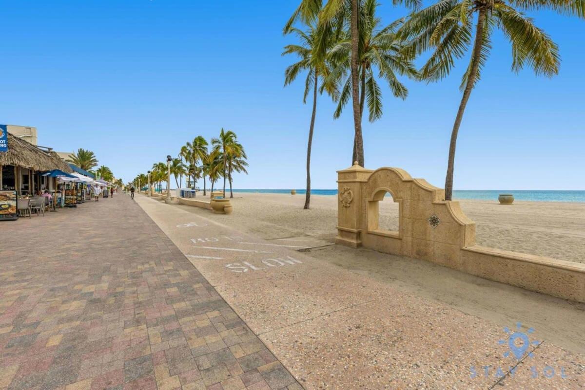 Hollywood Beach Broad - Walk - Amazing Pool - Hot Tub Exteriér fotografie